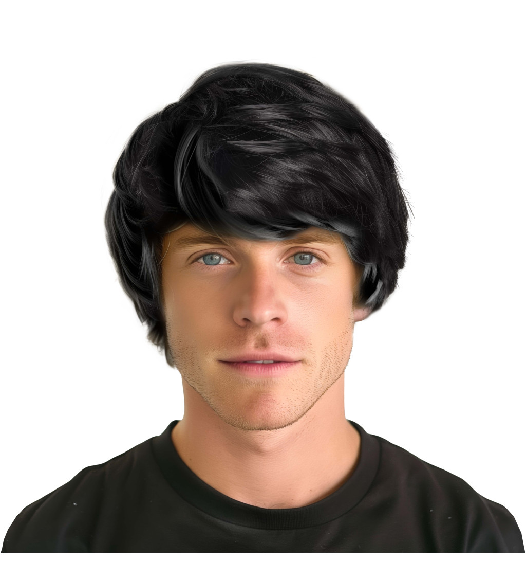 Paruka pánská, černá
