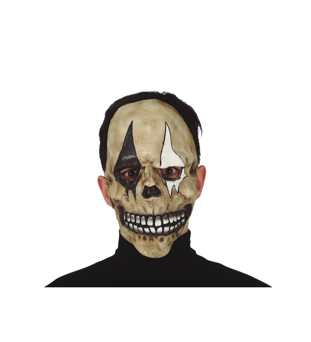 Harlekýn, maska s lebkou