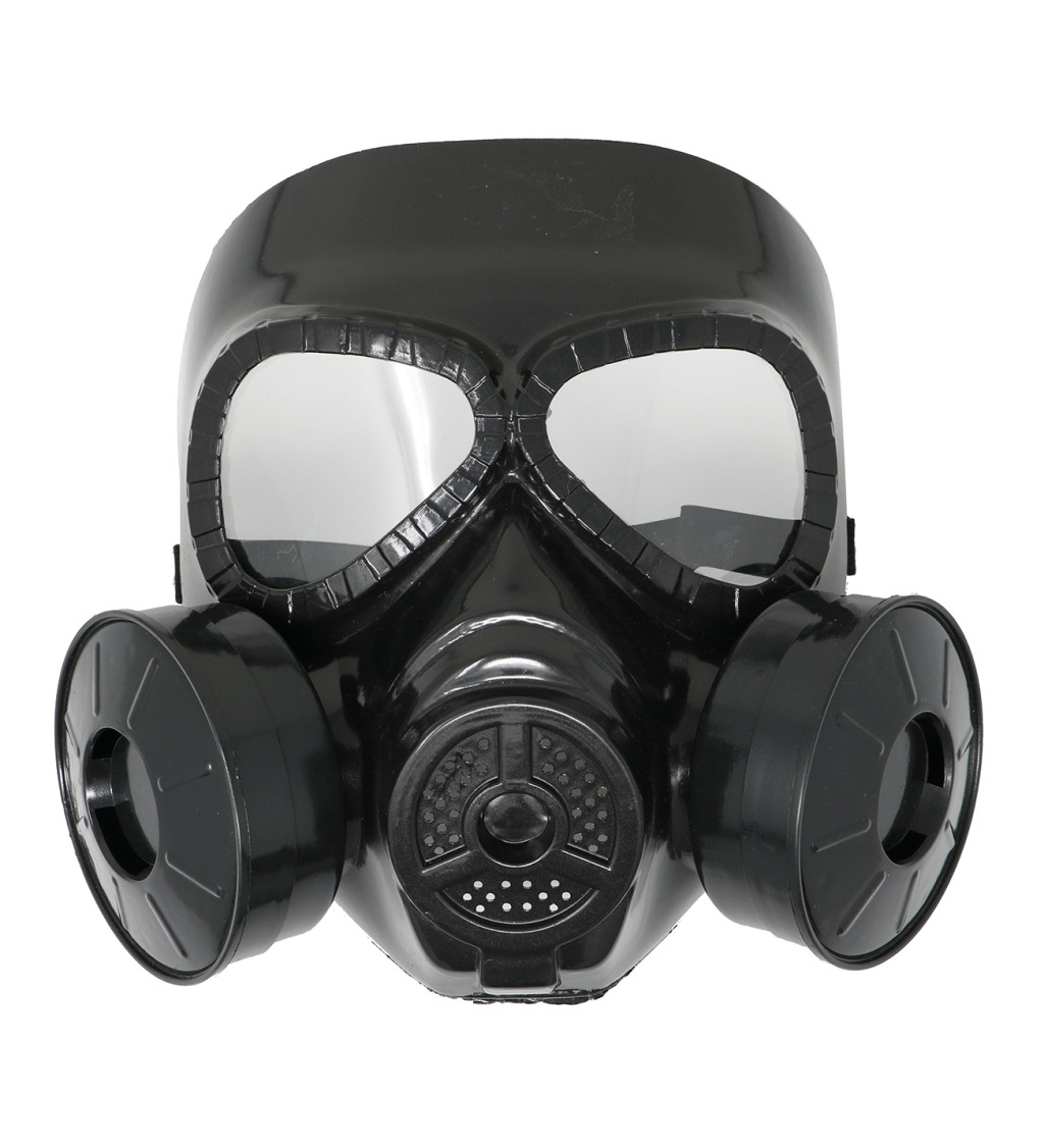Černá plynová maska