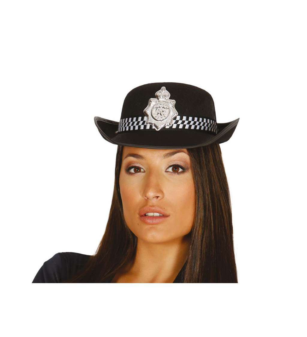 Klobouk - policisty z filcu