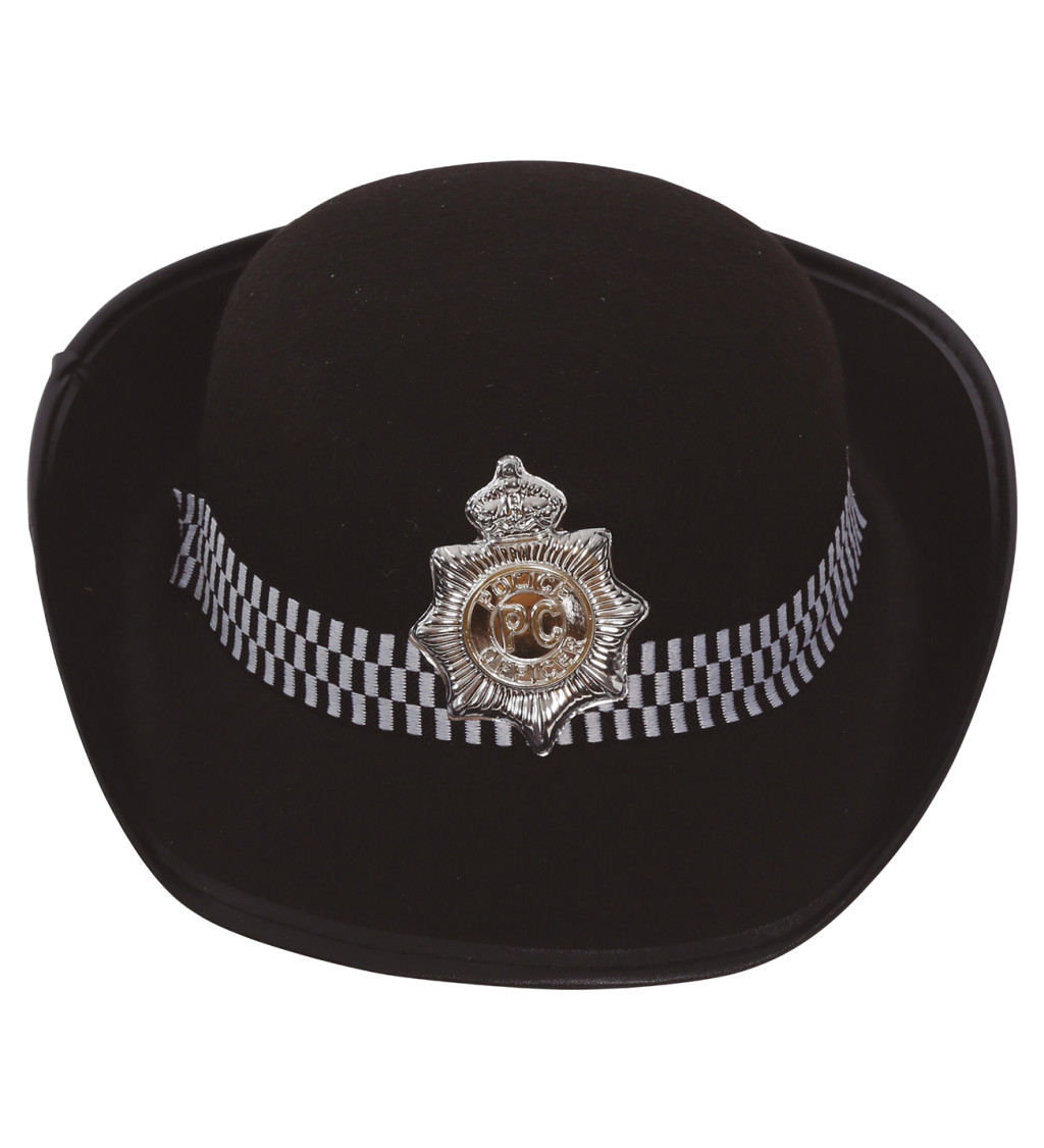 Klobouk - policisty z filcu