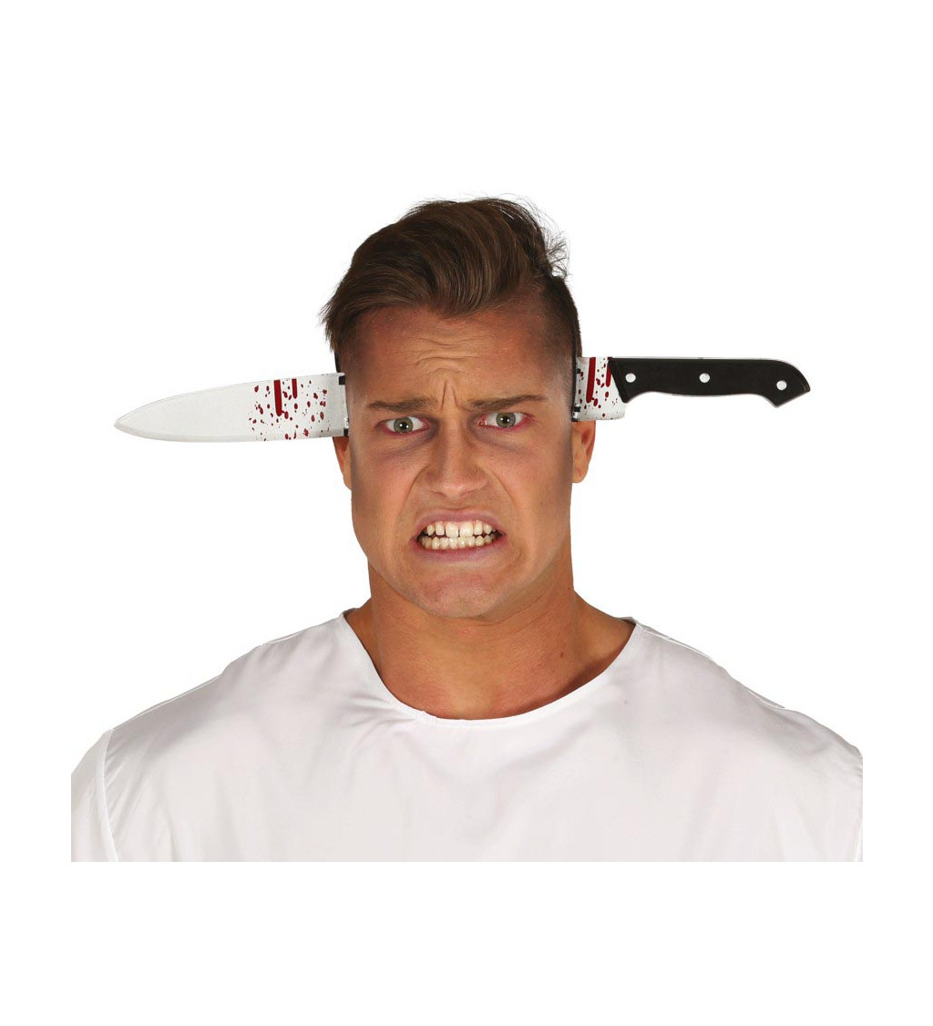 Koruna s krvavým nožem