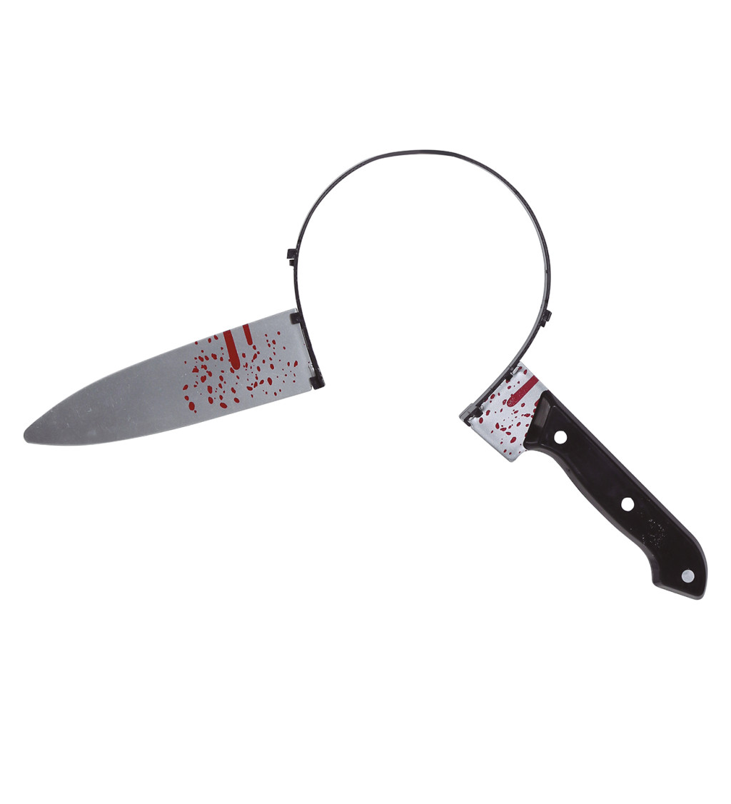 Koruna s krvavým nožem