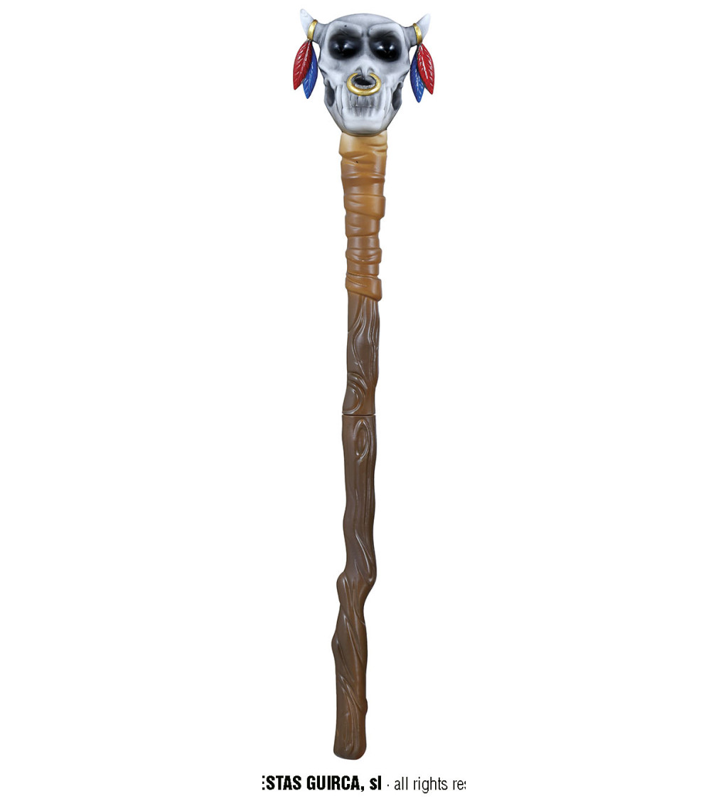 Odnímatelná hůl s lebkou