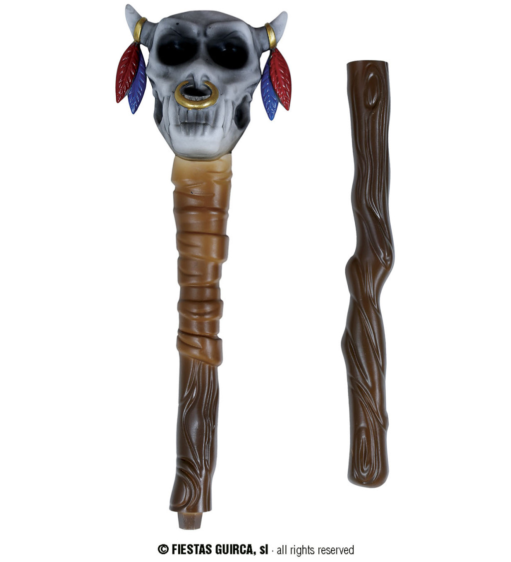 Odnímatelná hůl s lebkou