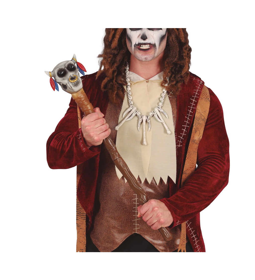 Odnímatelná hůl s lebkou