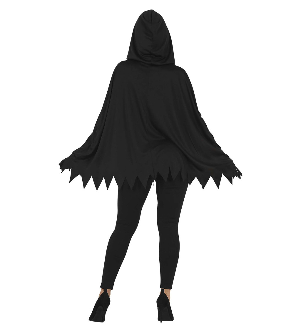 Dámský kostým pončo kostlivce