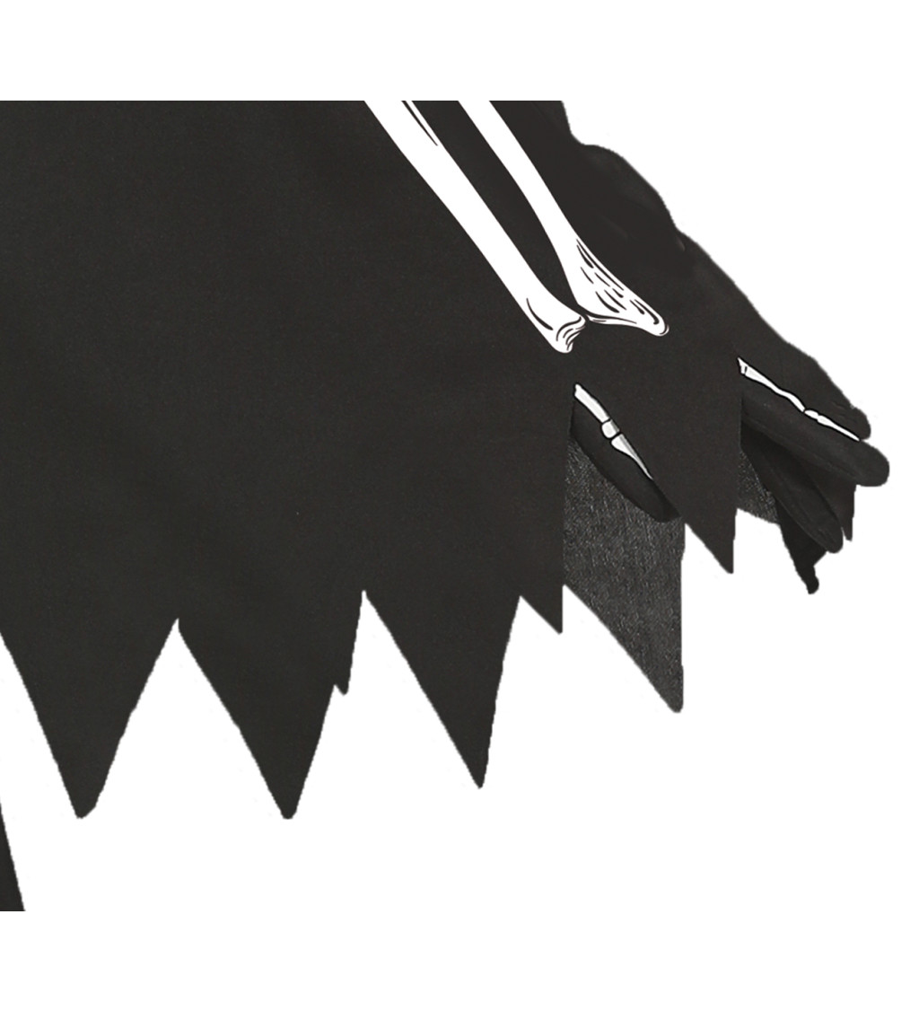 Dámský kostým pončo kostlivce