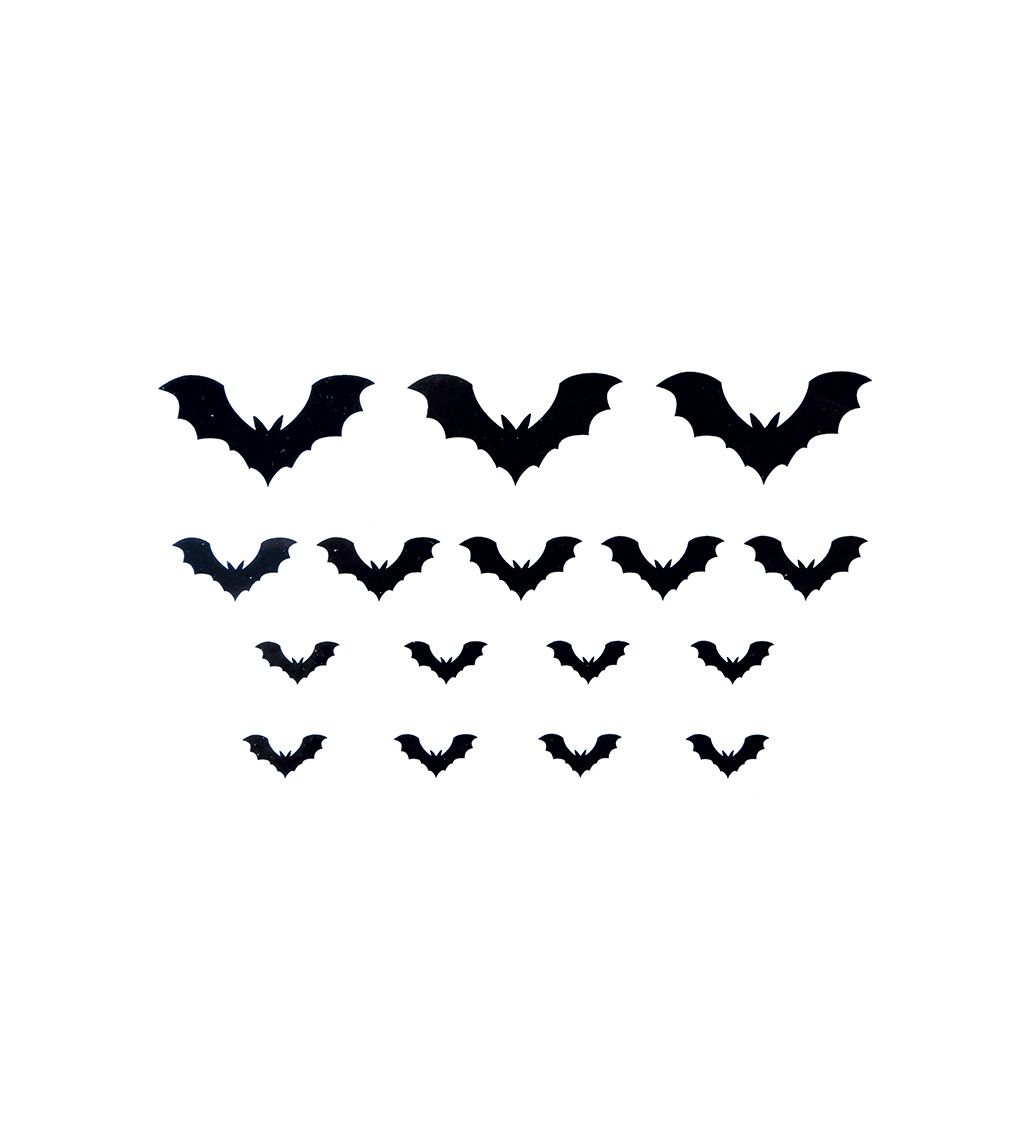 2 archy 16 samolepicích netopýrů