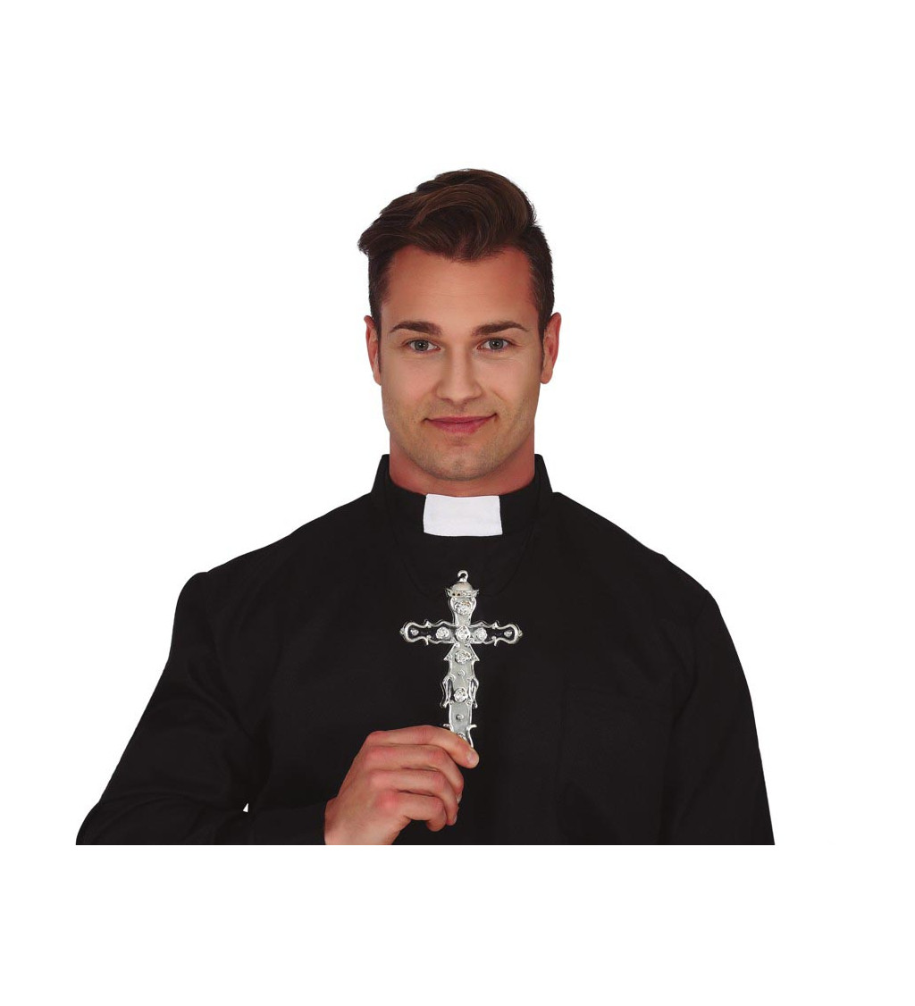 Kříž - stříbrný