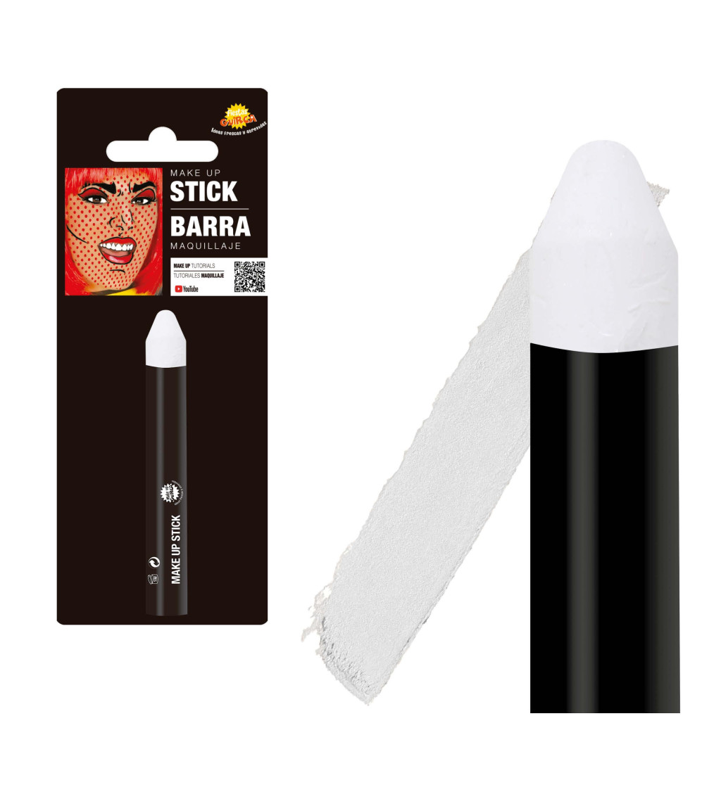 Make-up tyčinka, bílá