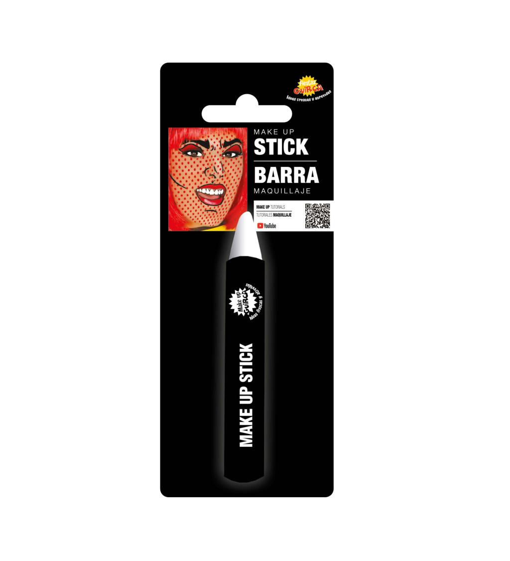 Make-up tyčinka, bílá