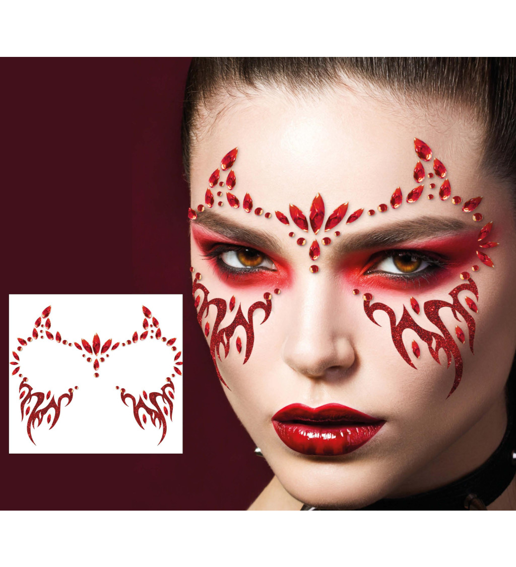 Ďábelské obličejové šperky