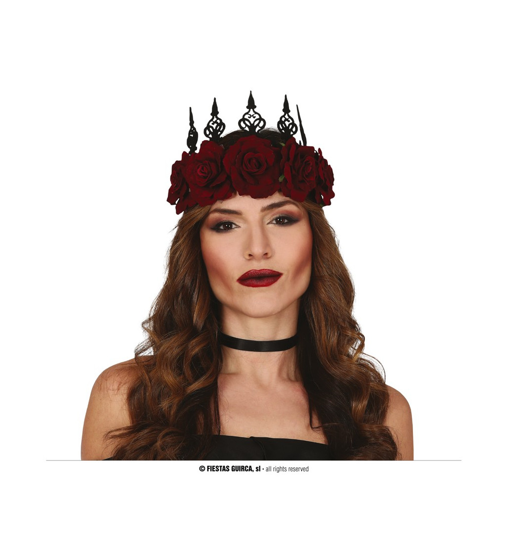 Královna květinová věnec