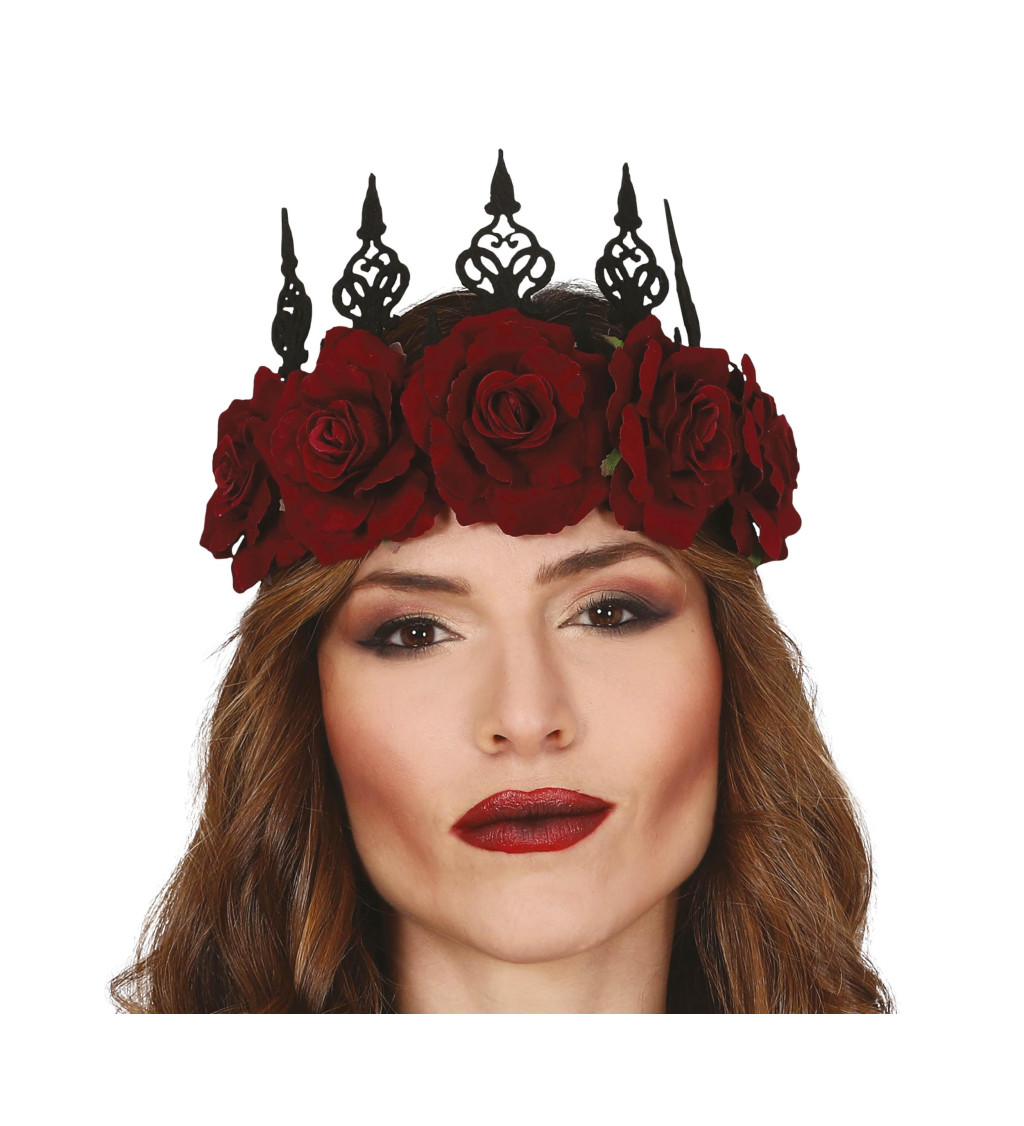 Královna květinová věnec