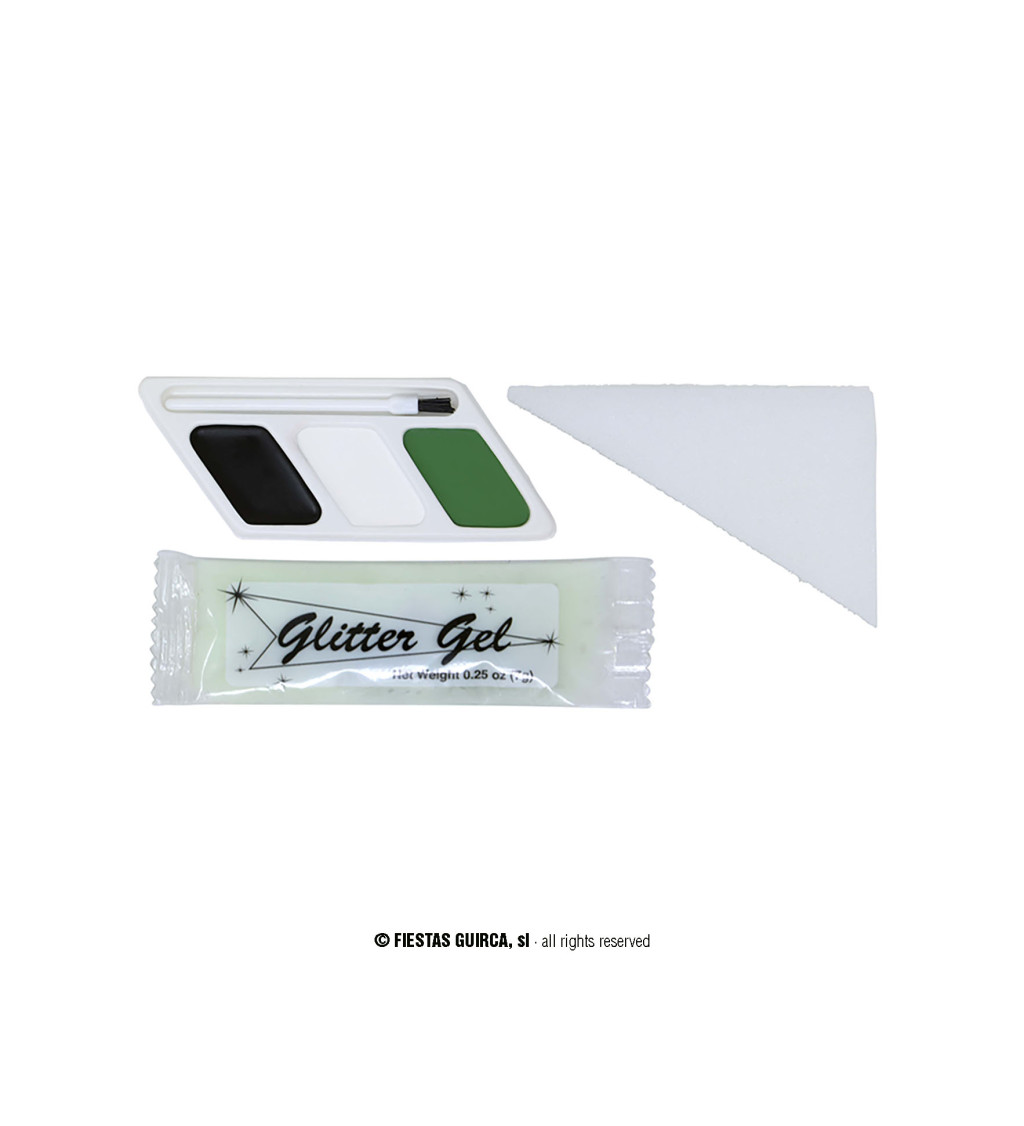 Sada na make-up ve tvaru lebky