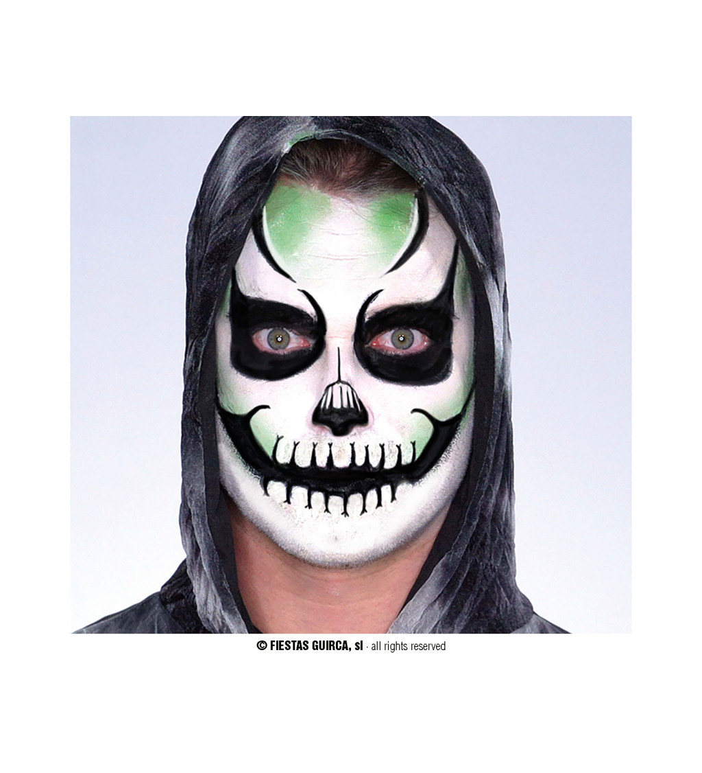 Sada na make-up ve tvaru lebky