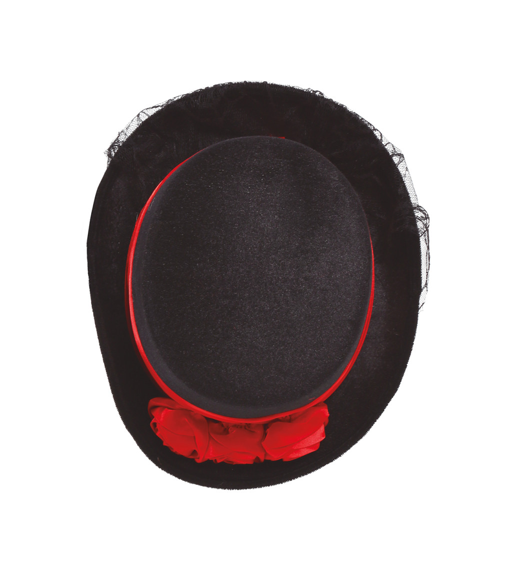 Filcový klobouk upírky