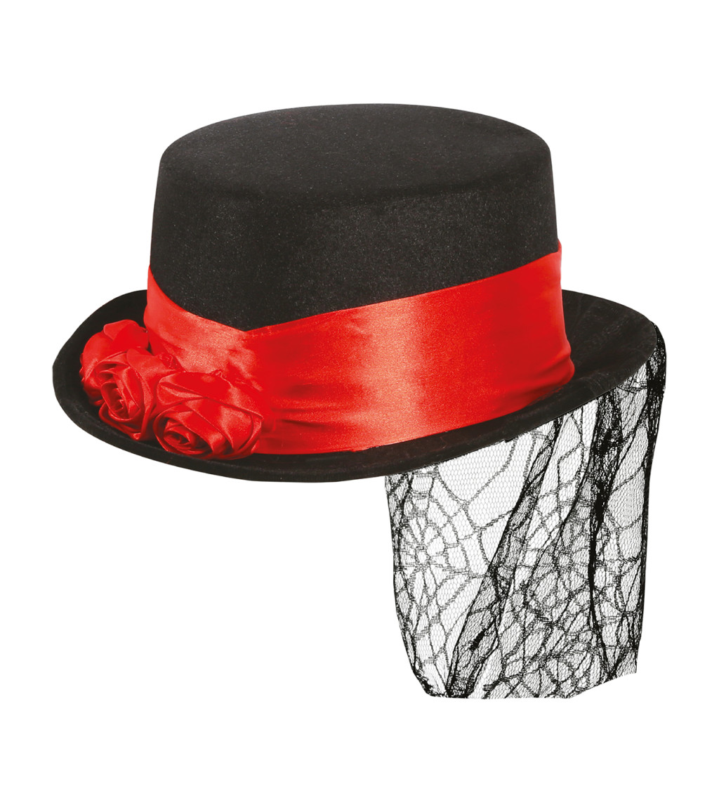 Filcový klobouk upírky