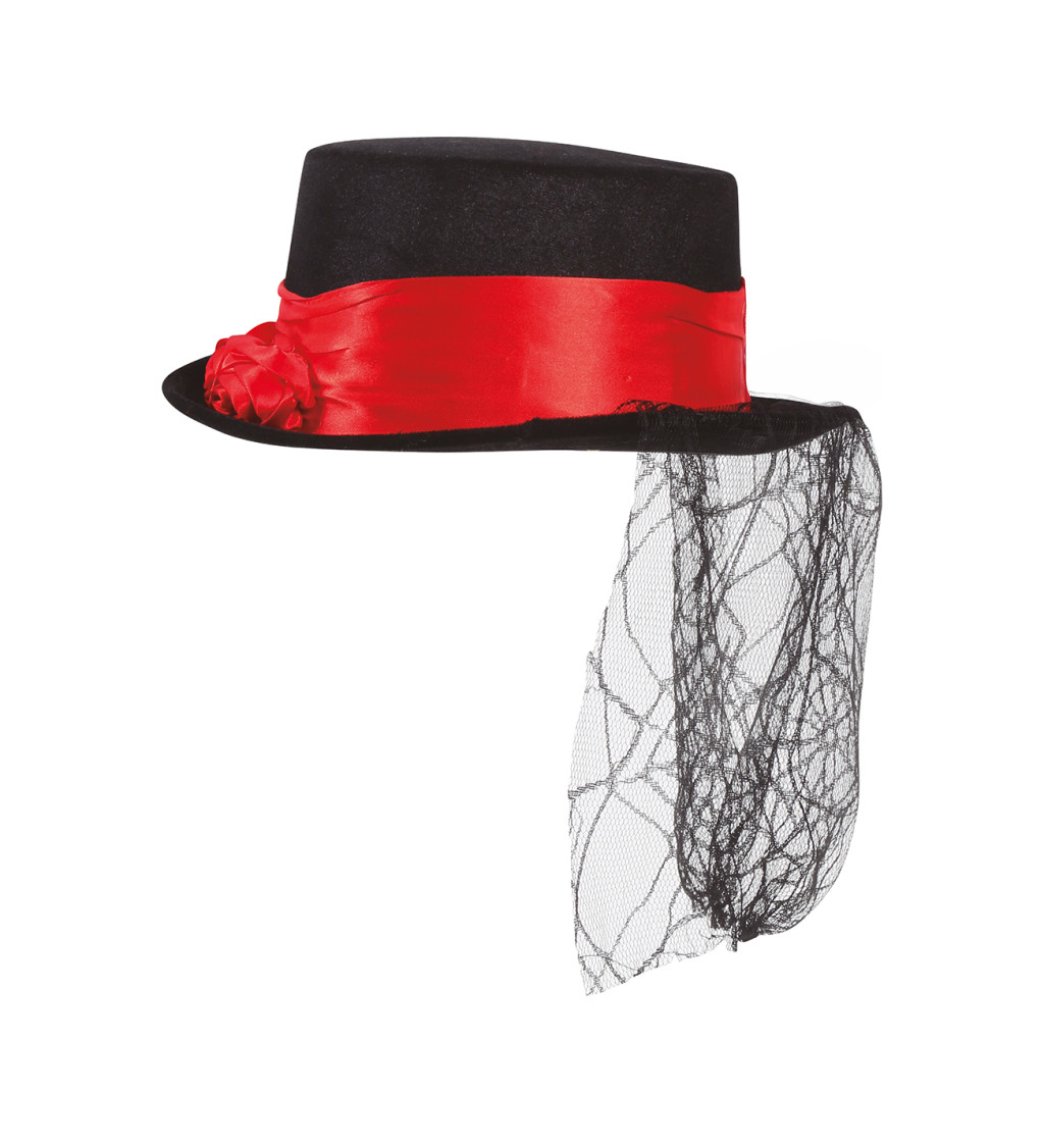 Filcový klobouk upírky