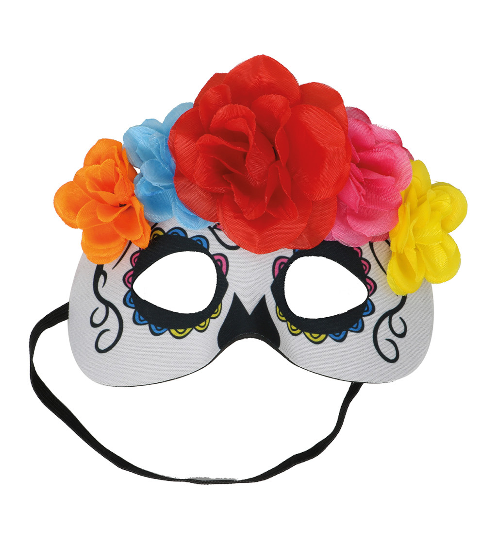 La Catrina s květinami