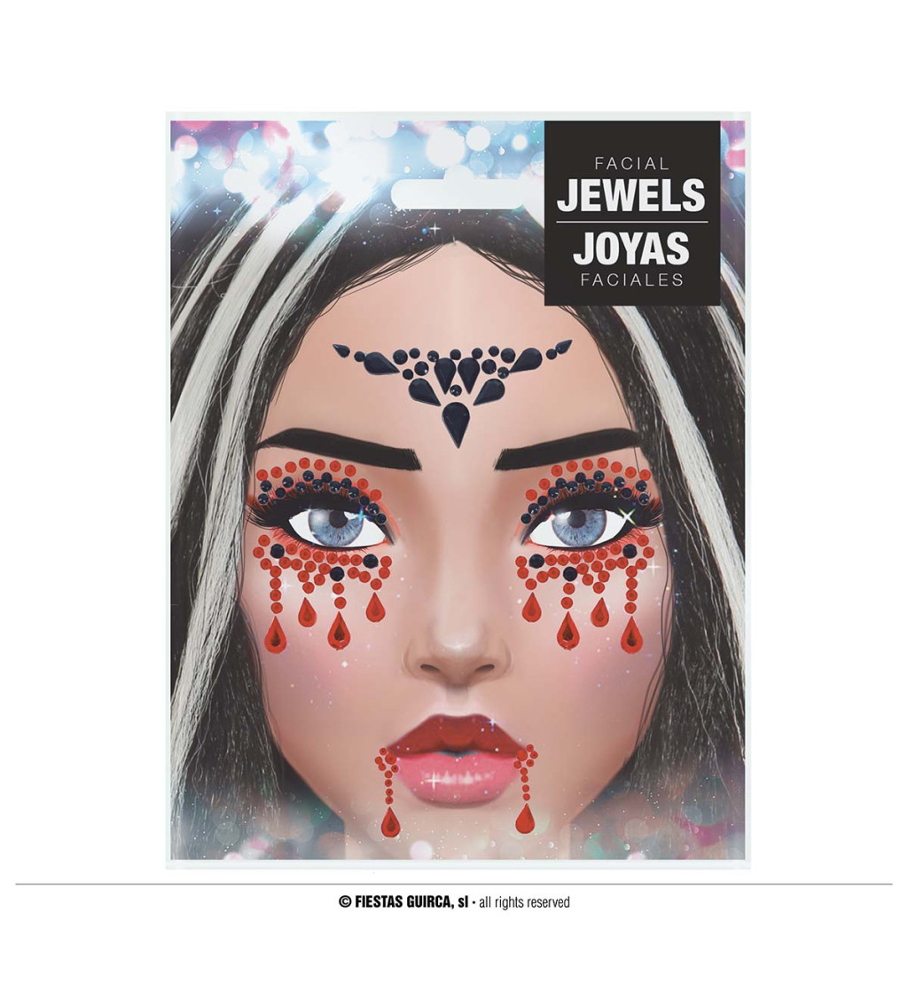 Lepicí obličejové drahokamy, upír