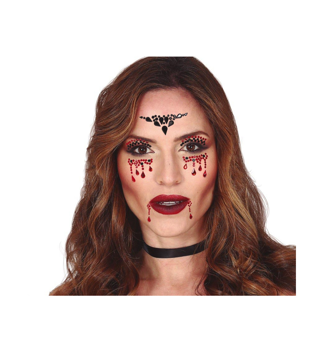 Lepicí obličejové drahokamy, upír