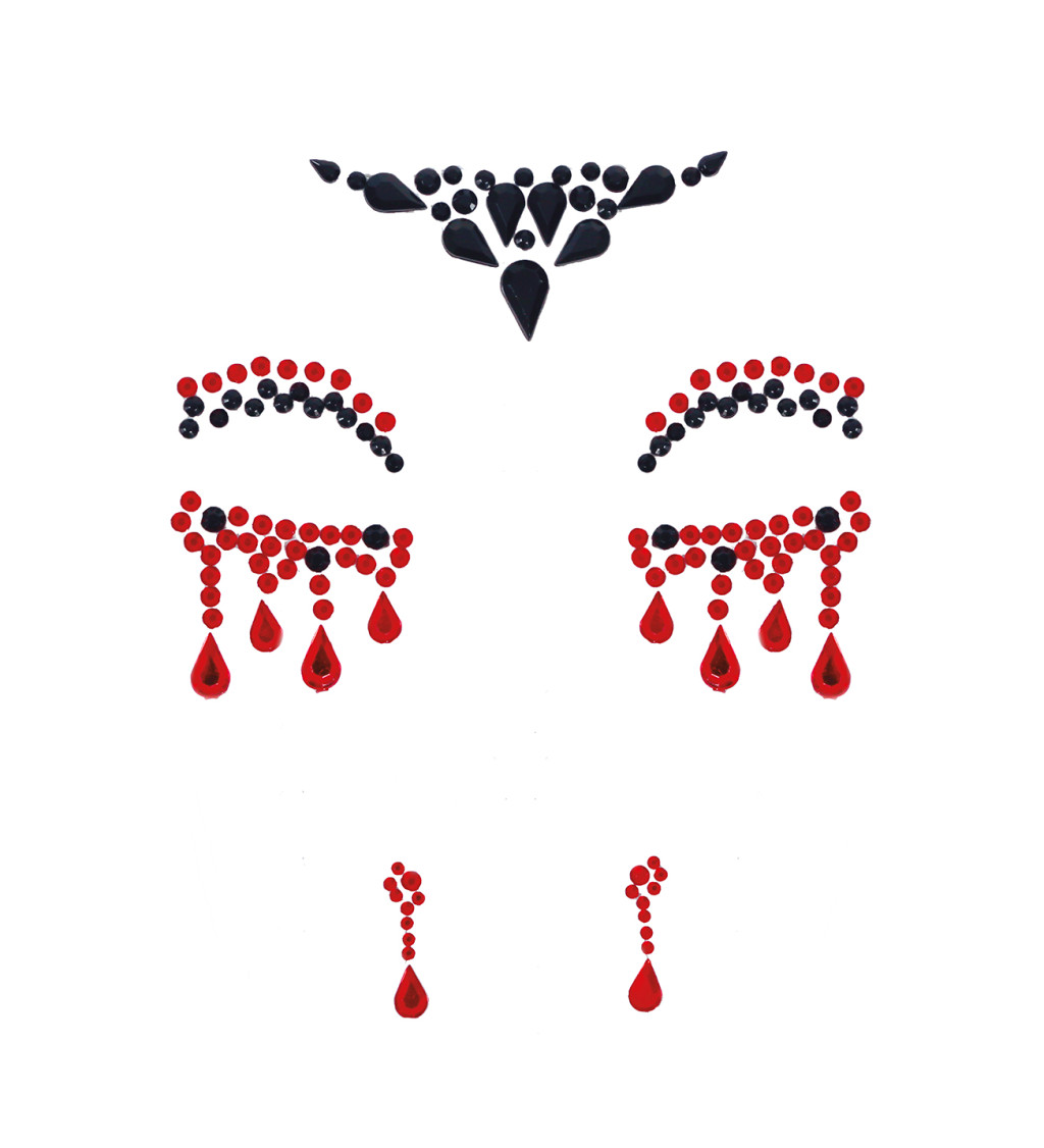 Lepicí obličejové drahokamy, upír