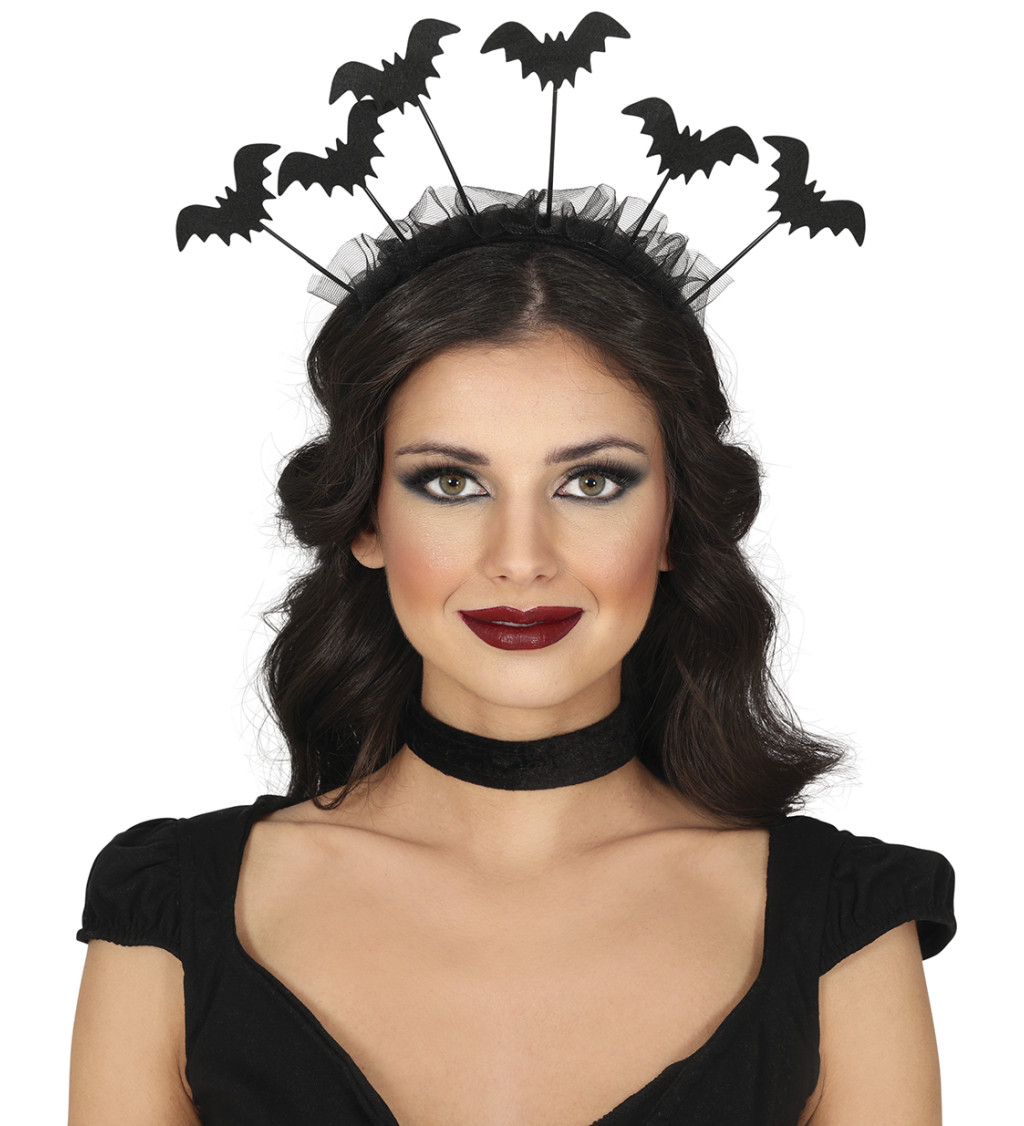 Čelenka s netopýry