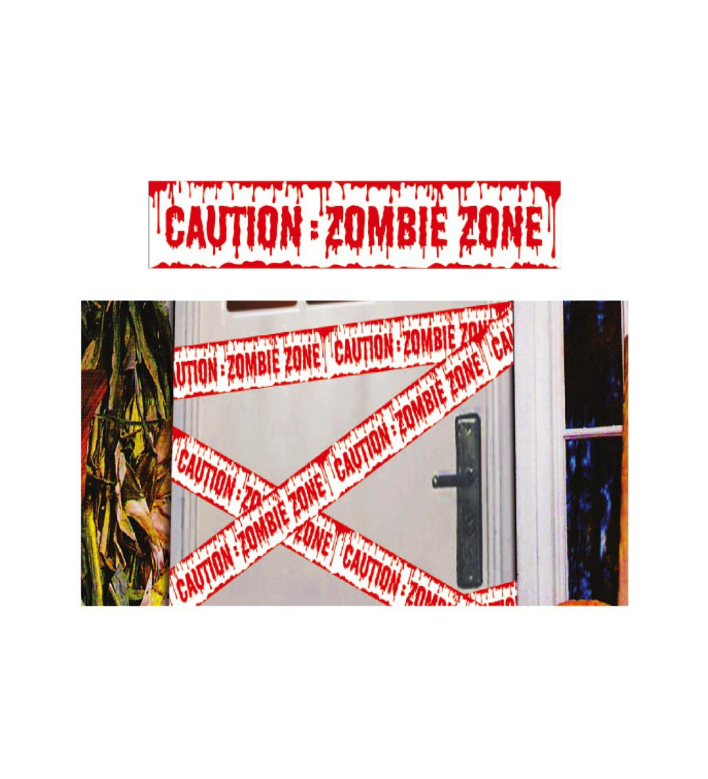 Páska „Caution“