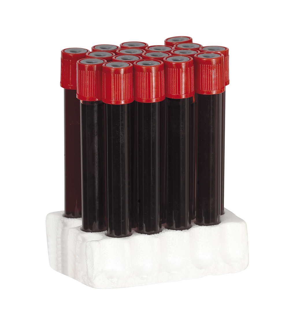 Krabice 24 krevních zkumavek