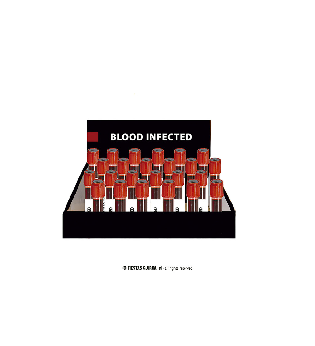 Krabice 24 krevních zkumavek