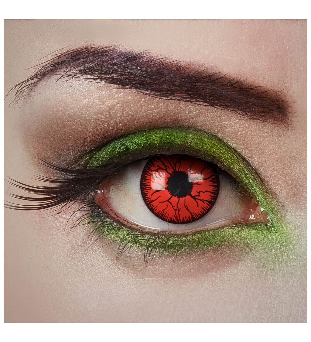 kontaktní čočky jednodenní- oční žíly