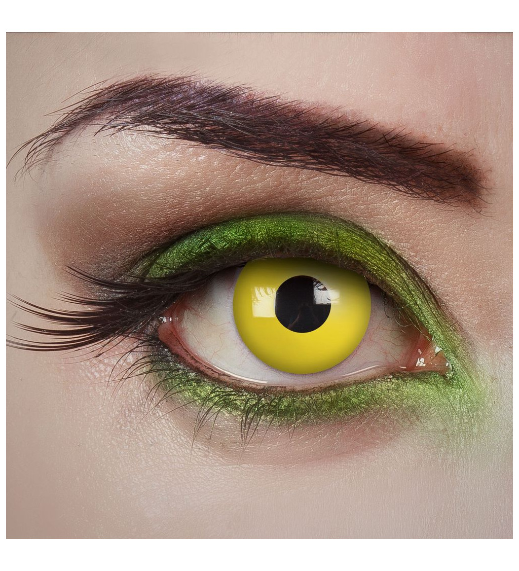 Kontaktní čočky jednodenní- žluté