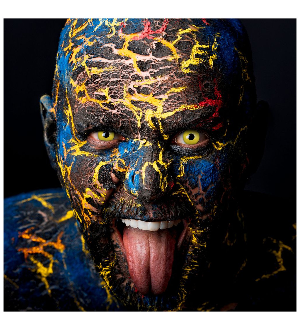 Kontaktní čočky jednodenní- žluté