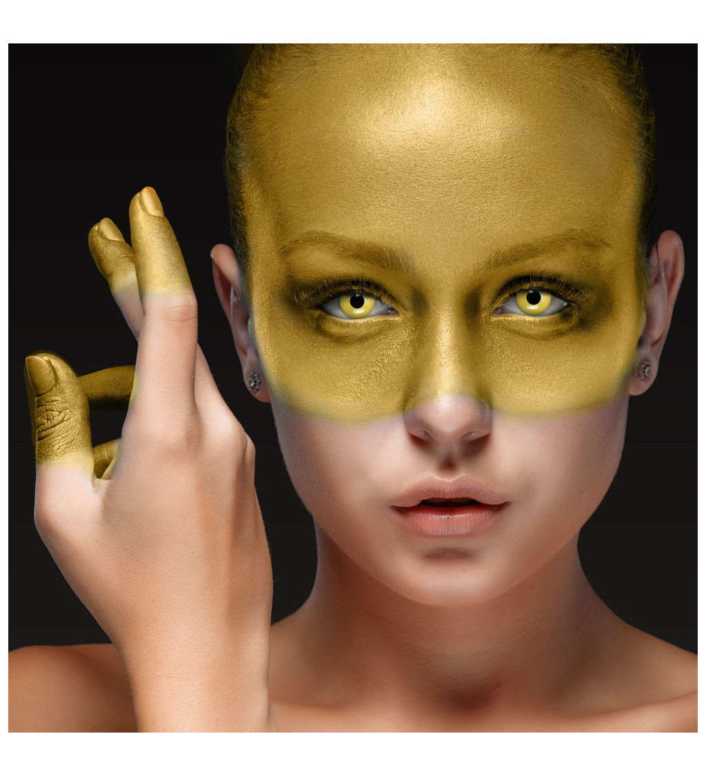 Kontaktní čočky jednodenní- žluté