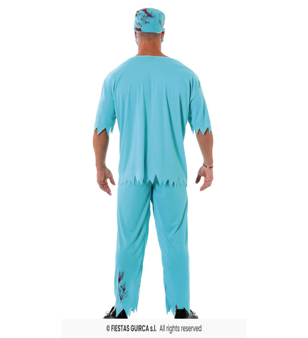 Pánský kostým zombie chirurg