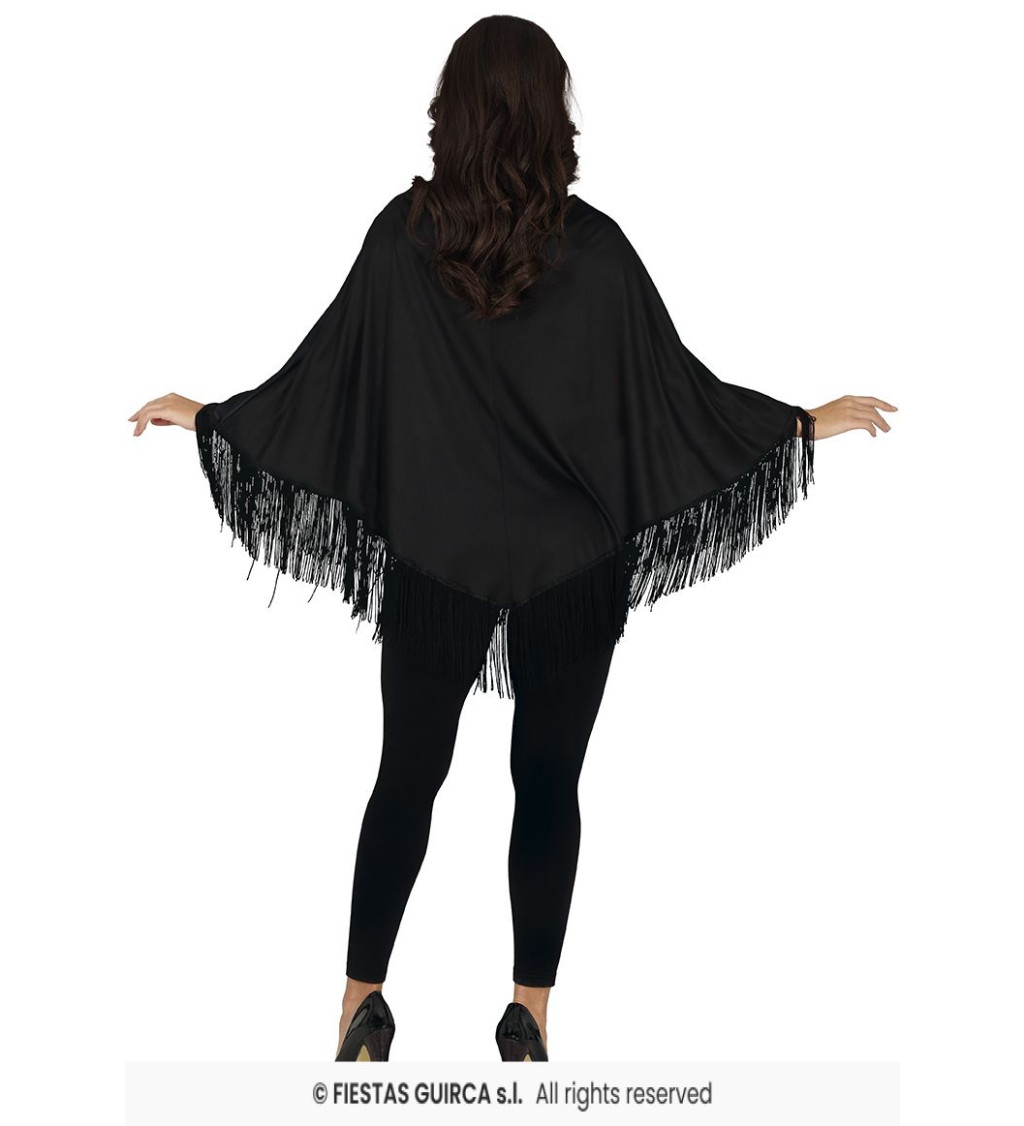 Dámský kostým pončo Dne mrtvých