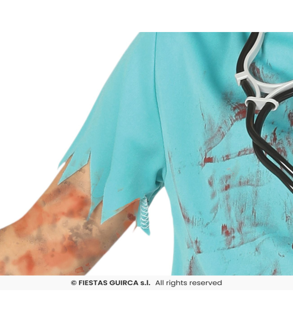 Dětský kostým zombie chirurg