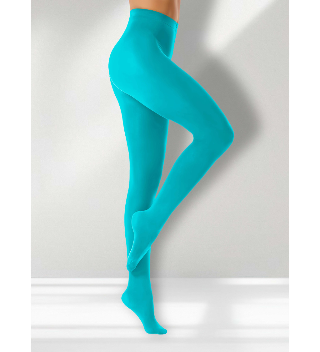 Neprůsvitné punčochy - modré