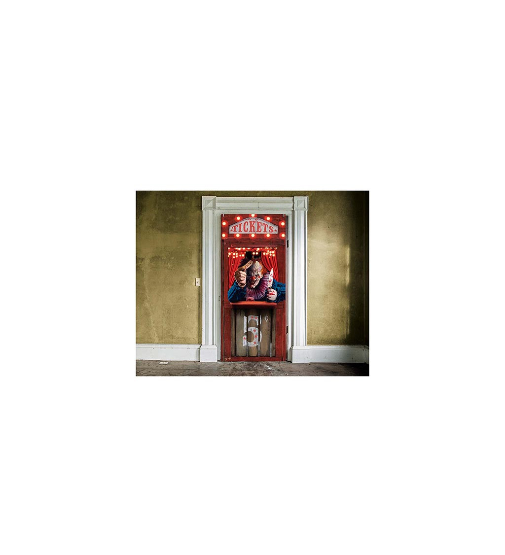 Dekorace dveří cirkusu hrůzy