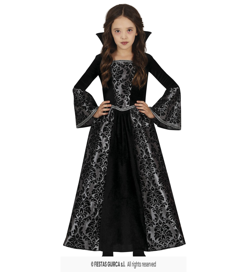 Dětský kostým Stříbrný upír