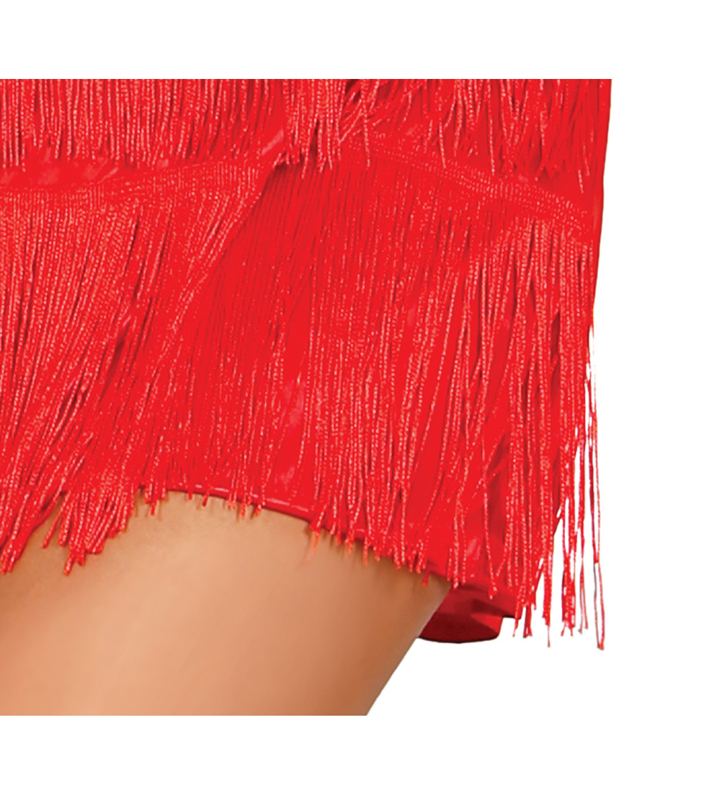 Dámský kostým - Charleston červený