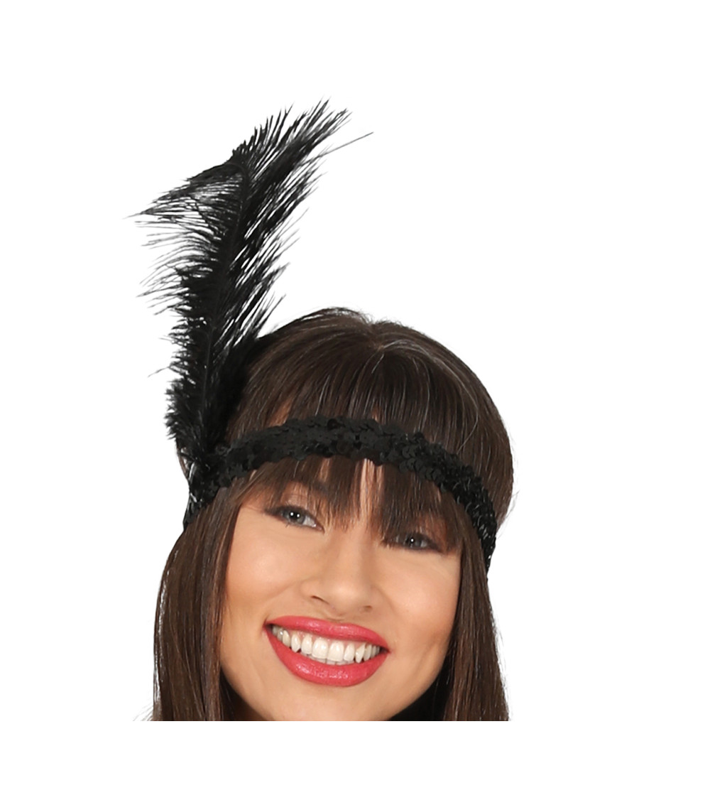 Dámský kostým - Charleston černé