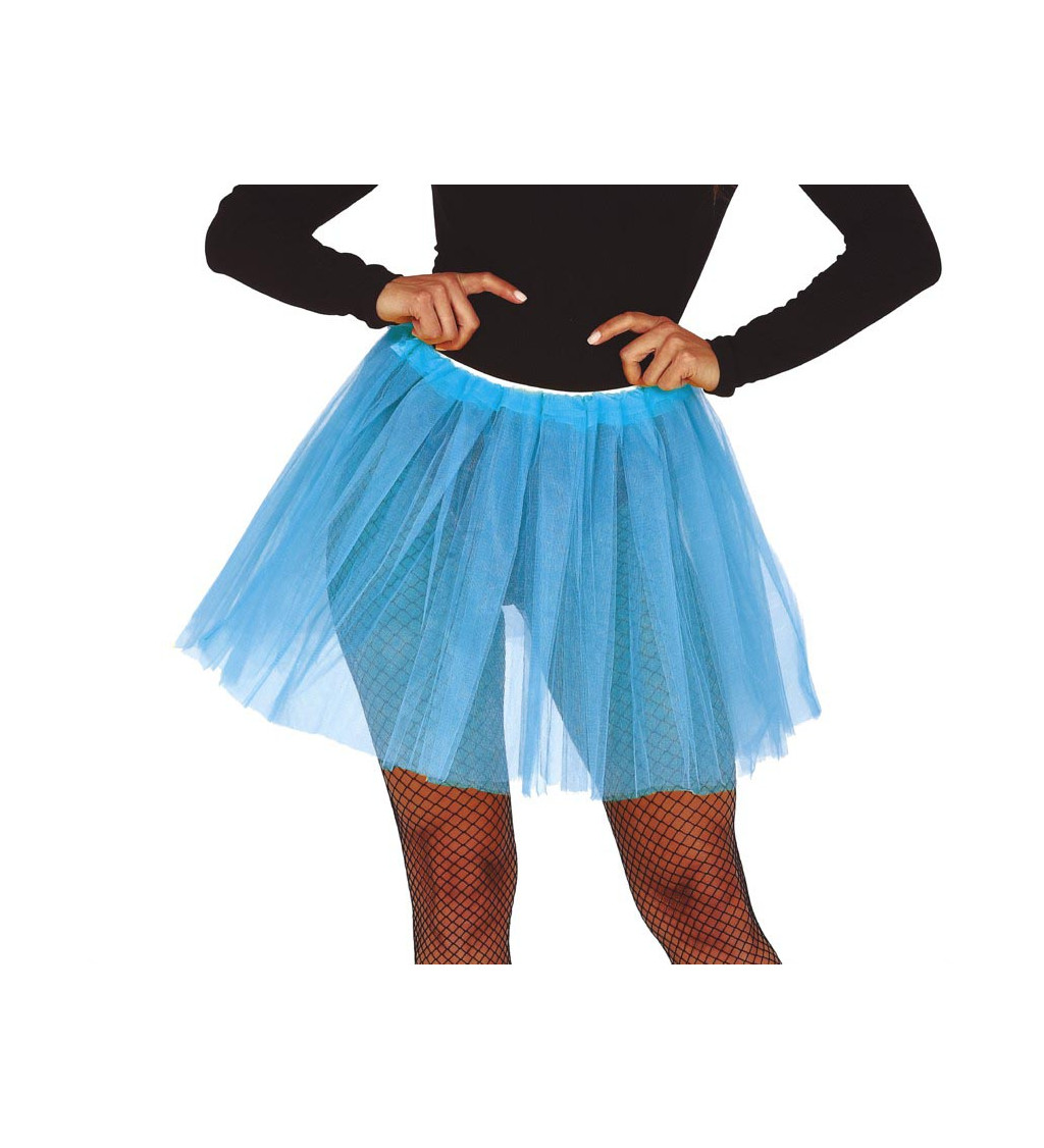 Světle modrá - tutu sukně