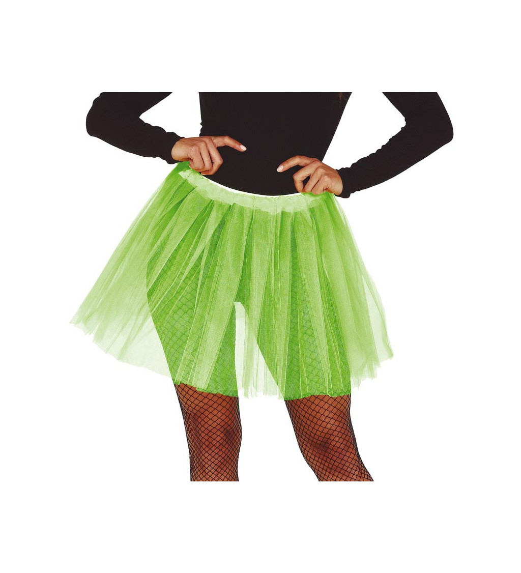 Světle zelená - tutu sukně