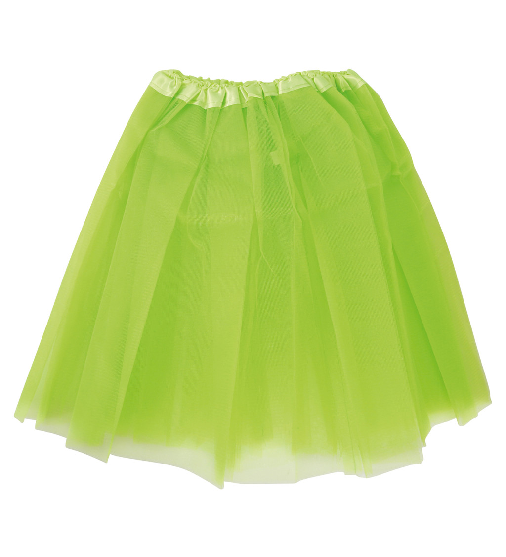 Světle zelená - tutu sukně