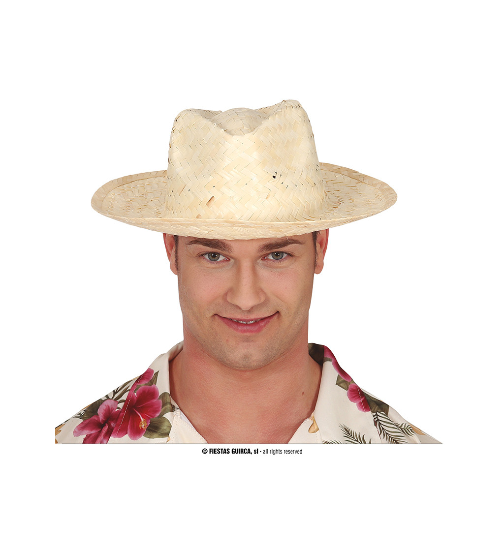 Letní klobouk - Slaměný