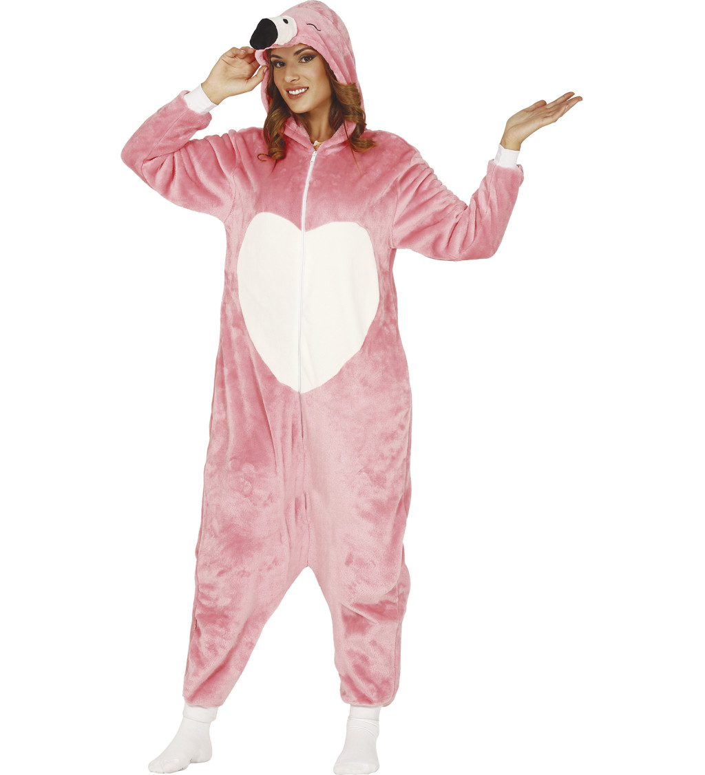 Dámský kostým - Plameňáka