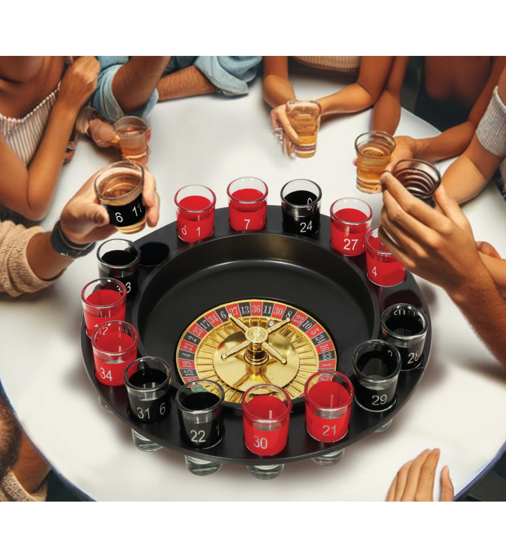 Hra - ruleta na pití